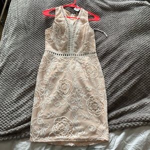 Charlotte Russe Cocktail Dress Beige